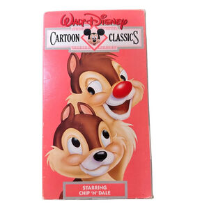 Walt Disney Cartoon Classics VHS Volume 9 Starring Chip N Dale